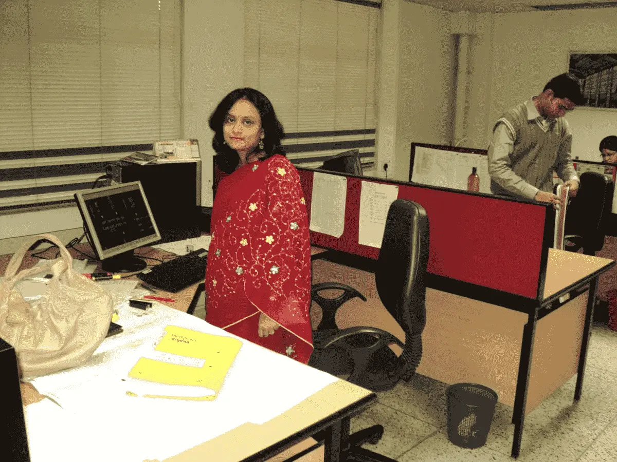 Paramita early career on Kolkata engineering drafting floor
